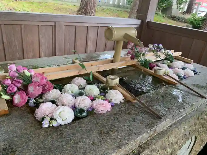 重蔵神社の手水舎