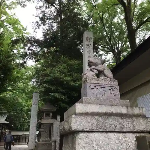 調神社の狛犬