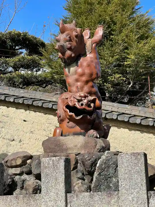 宗忠神社の狛犬