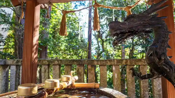 宇倍神社の手水舎