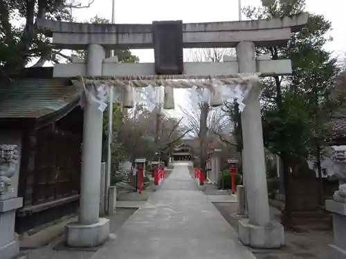 鈴鹿明神社の鳥居