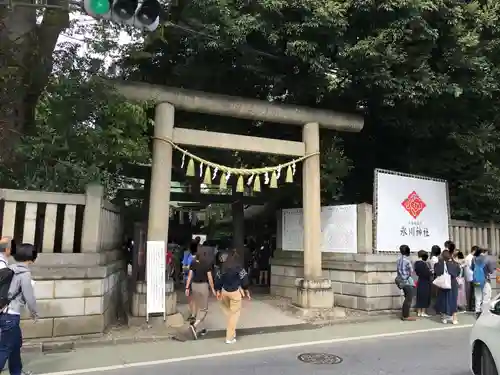 川越氷川神社の鳥居