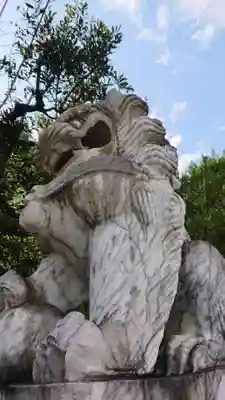 八幡八雲神社の狛犬