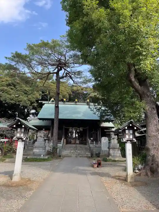 用賀神社の本殿・本堂