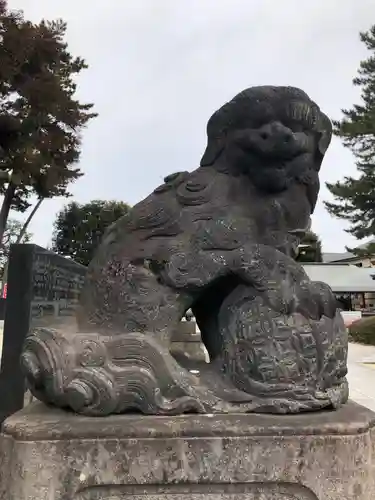 中野沼袋氷川神社の狛犬