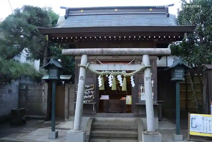 太子堂八幡神社の鳥居