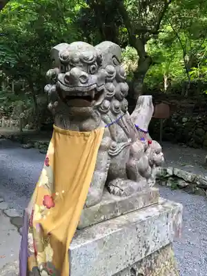 貴船神社奥宮の狛犬