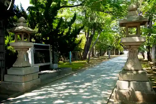 意富比神社の景色