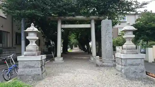 碑文谷八幡宮の鳥居