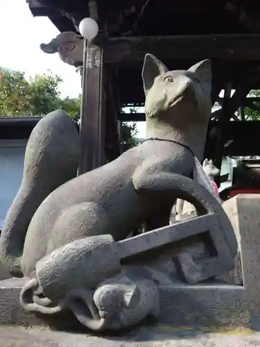 被官稲荷神社の狛犬