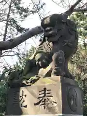 検見川神社の狛犬