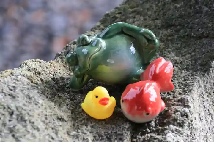阿久津「田村神社」(郡山市阿久津町)旧社名:伊豆箱根三嶋三社の手水舎
