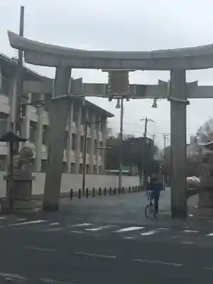 杭全神社の鳥居
