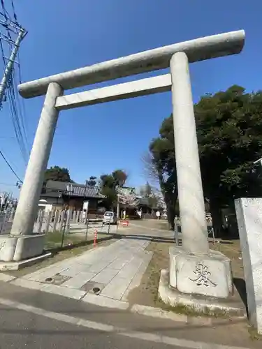 下総野田愛宕神社の鳥居