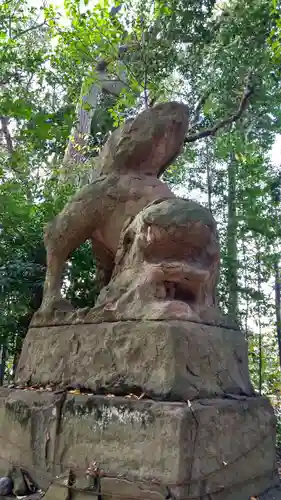 大元 宗忠神社の狛犬