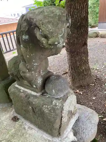 真土神社の狛犬