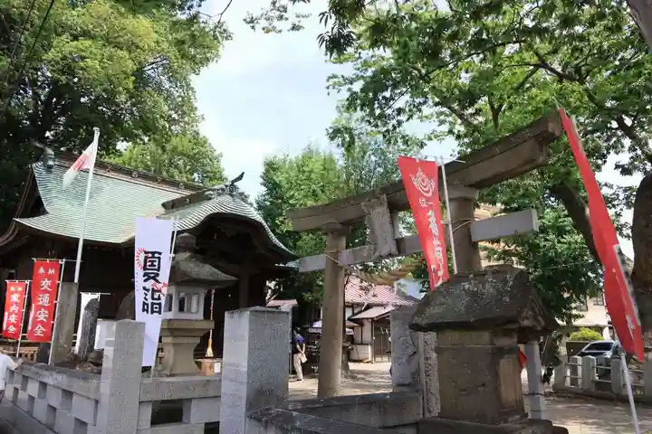 阿邪訶根神社の鳥居