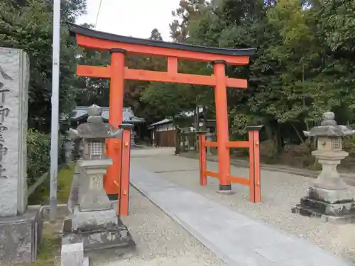 八所御霊神社の鳥居