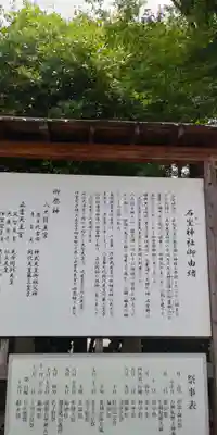 石坐神社の歴史