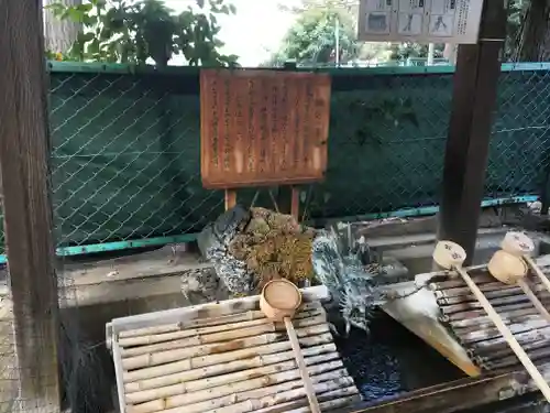 諏訪神社の手水