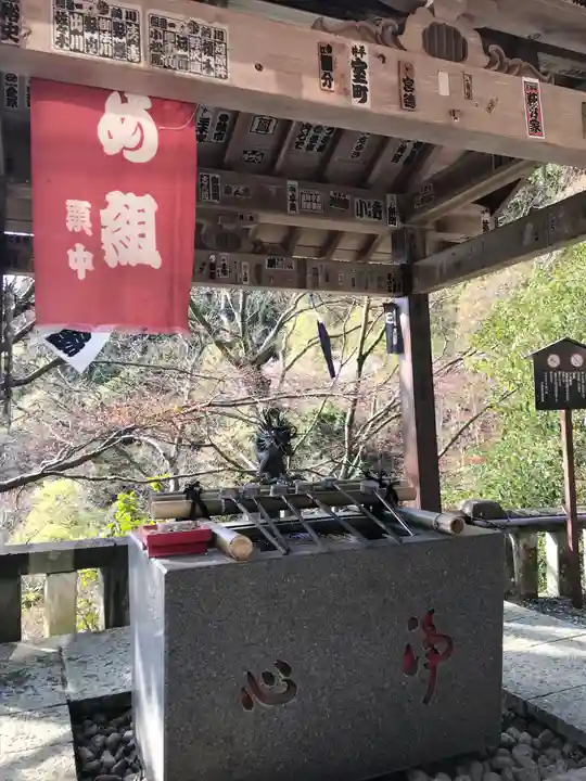 大山寺の手水舎