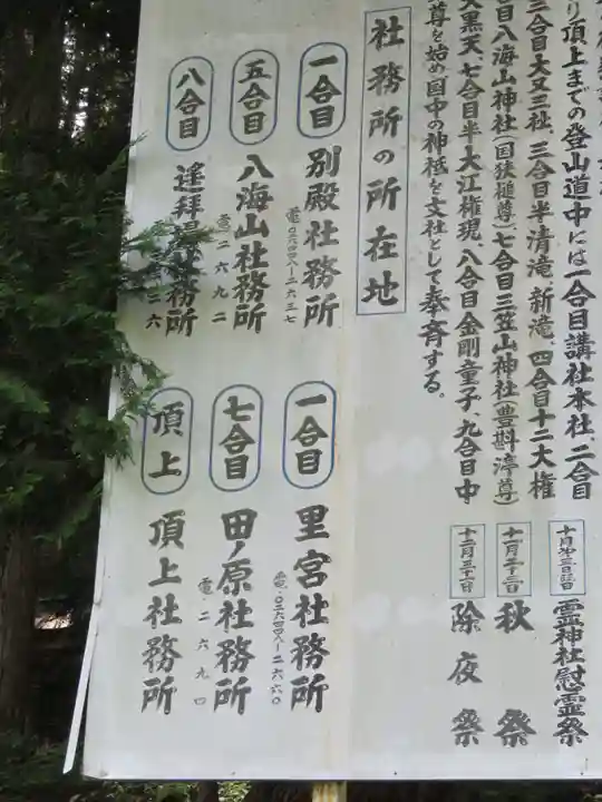 御嶽神社(王滝口)里宮の歴史