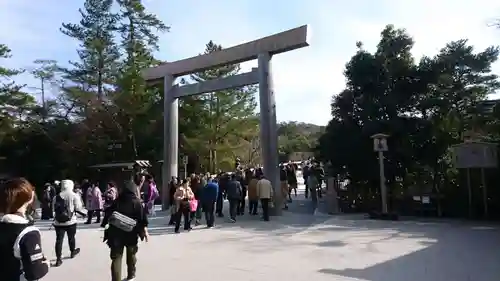 伊勢神宮内宮（皇大神宮）の鳥居