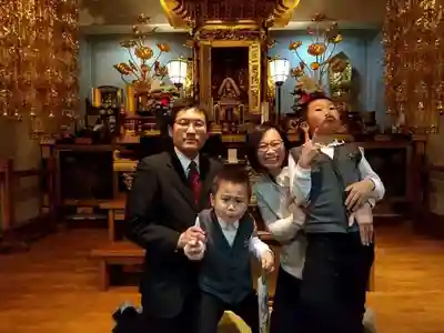 蓮久寺の七五三参