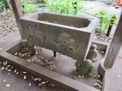 自由が丘熊野神社の手水舎