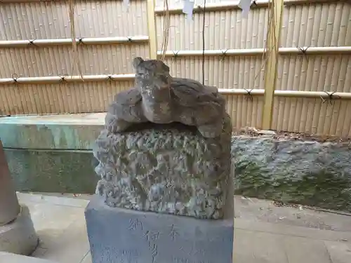 柴崎神社の狛犬