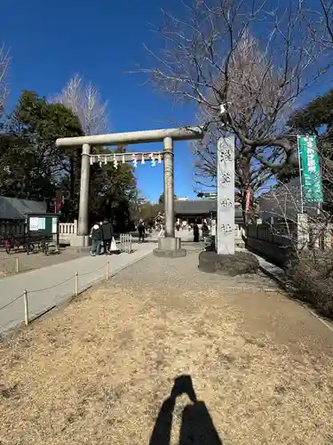 浅草神社の鳥居