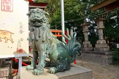 道明寺天満宮の狛犬