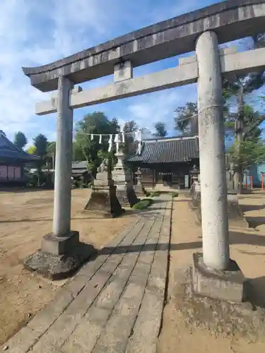 佐間天神社の鳥居