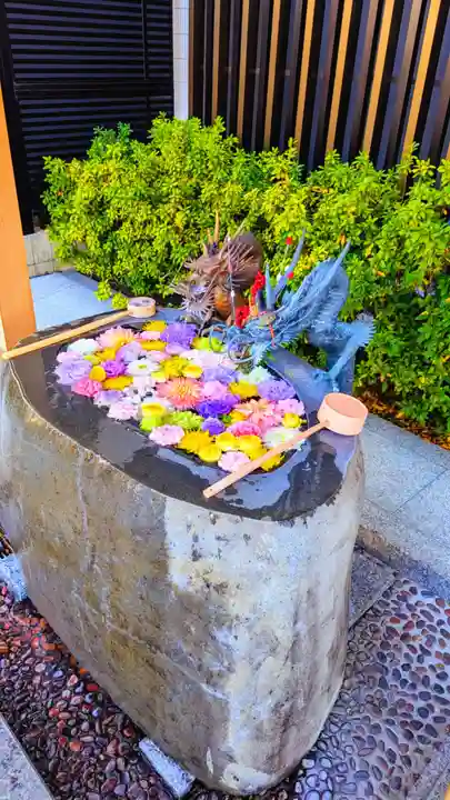 駒込妙義神社の手水舎