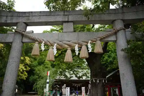 新田神社の鳥居