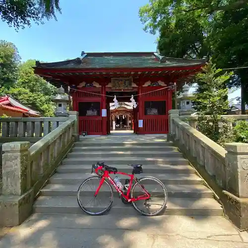 長沼八幡宮の山門