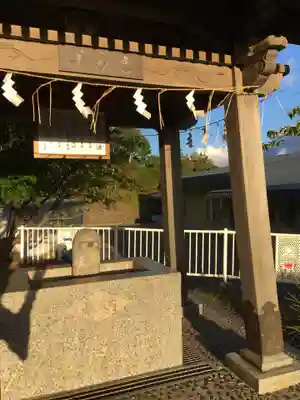 今金八幡神社の手水舎