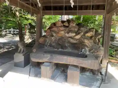 比布神社の手水舎