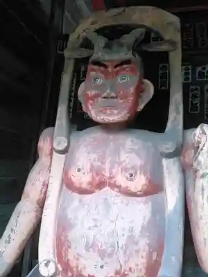 永福寺　童子堂の像