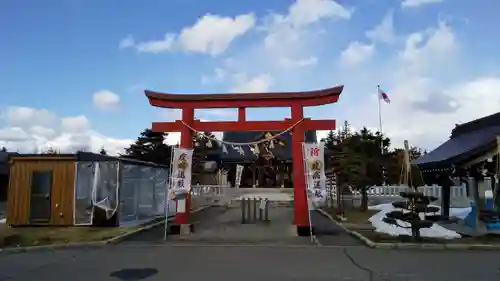 美瑛神社の鳥居