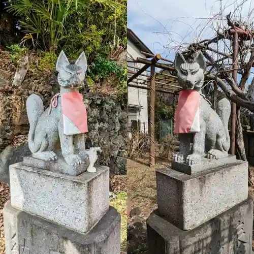 東山稲荷神社の狛犬