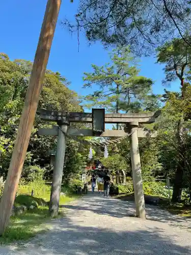 金澤神社の鳥居