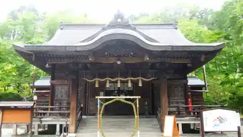 義經神社の本殿