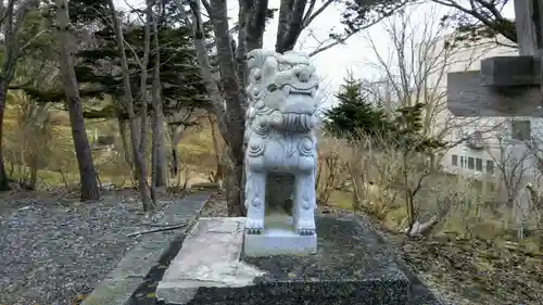 浦河神社の狛犬