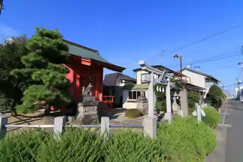 篠葉沢稲荷神社の景色