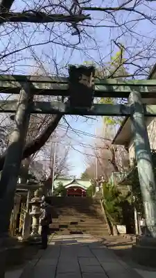 市谷亀岡八幡宮の鳥居