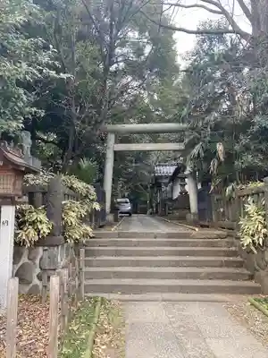 ときわ台天祖神社の鳥居