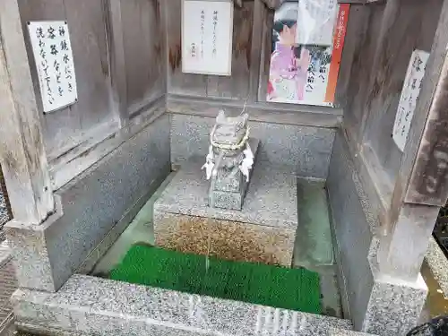 御沢神社の手水舎