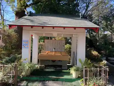 米之宮浅間神社の手水舎