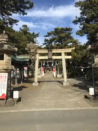 片瀬諏訪神社の鳥居